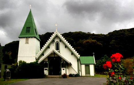 St Patricks. Akaroa NZ photo