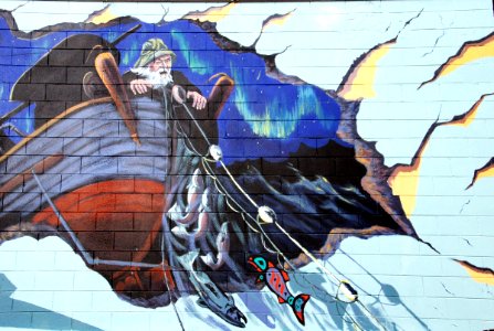 Mural Juneau Alaska. photo
