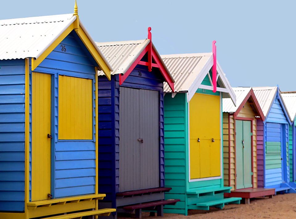 Bathing Boxes Brighton .Aust.