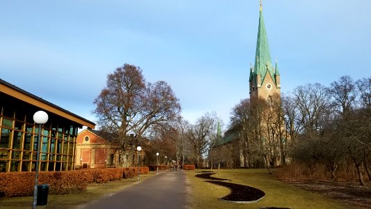 Linköpings bibliotek och Domkyrka