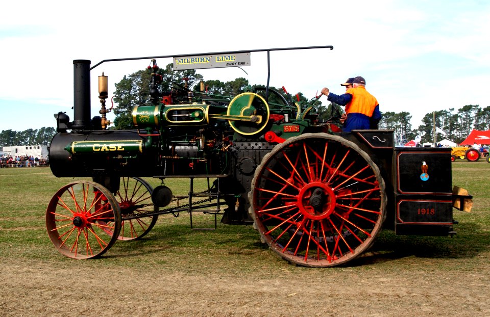 The Case Traction Engine.