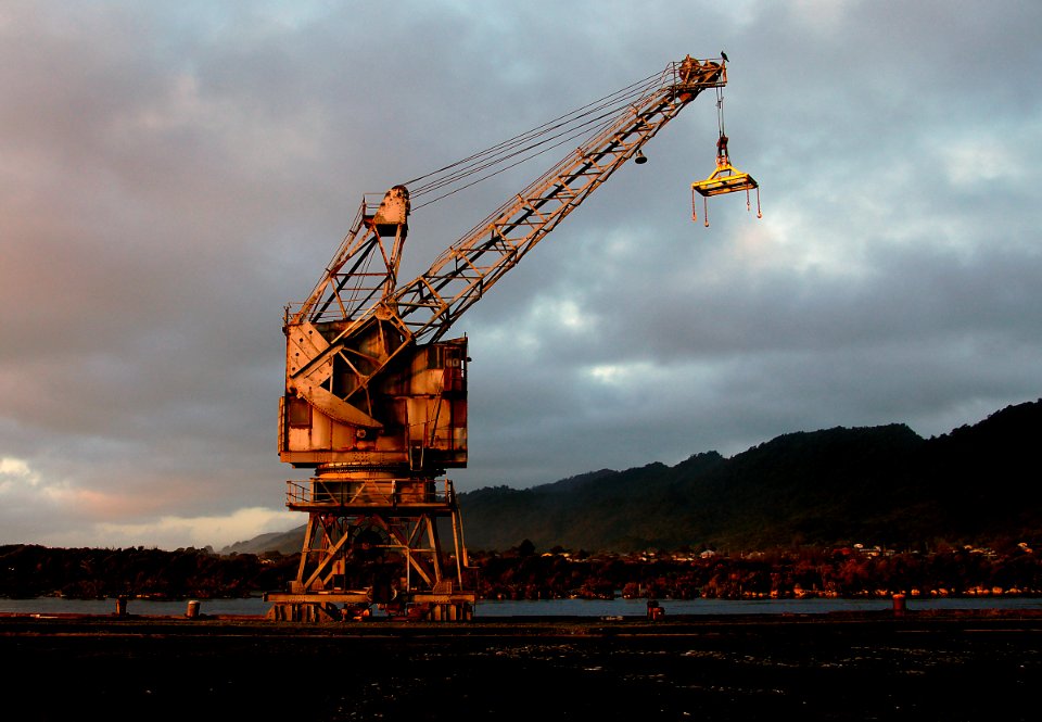 Dockside Derrick...Greymouth.