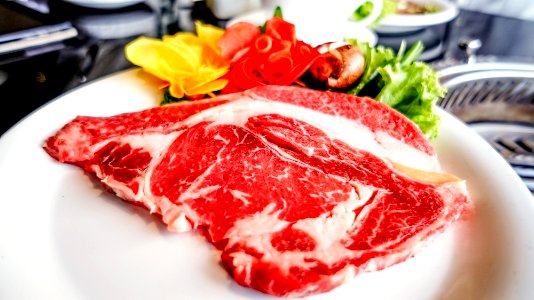 เนื้อวัวสำหรับเมนูปิ้งย่างสไตล์เกาหลี จากร้านดูเร DooRae Korean Restaurant