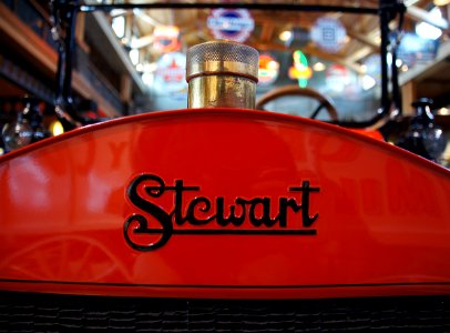 Grill of the Stewart truck. photo