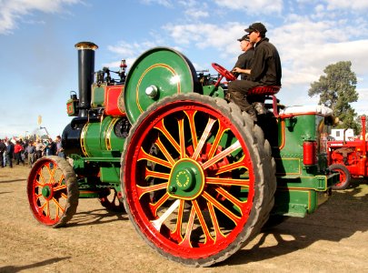The Robey Traction Engine. photo
