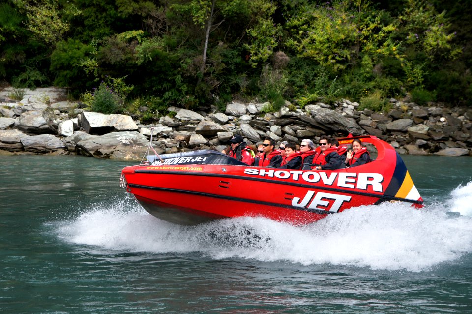 The Shotover Jet. Queenstown,