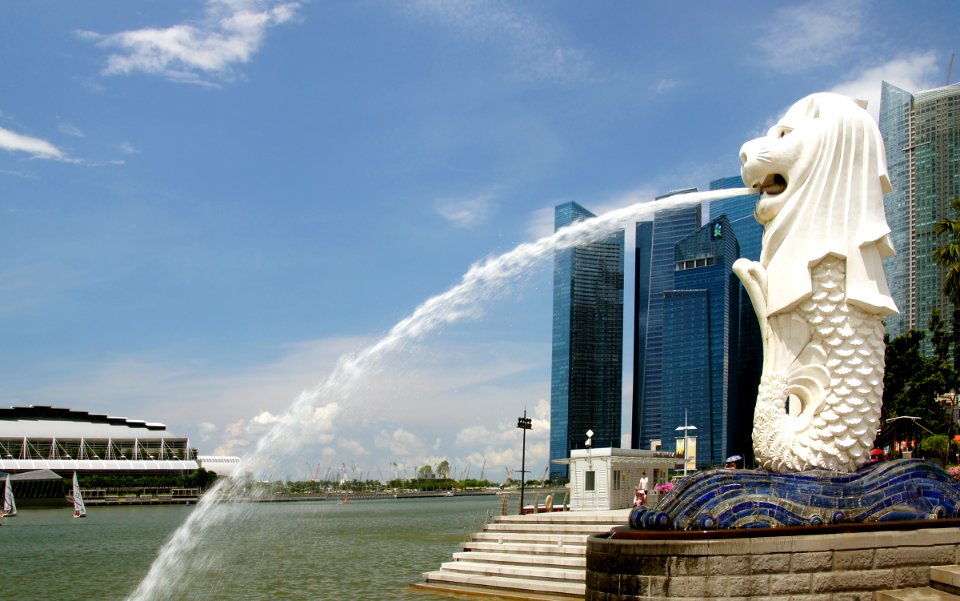 The Merlion Singapore.