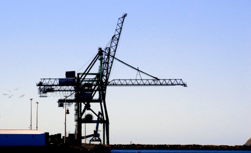 Container Crane Lyttleton. photo