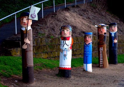 Bollards Geelong Australia photo