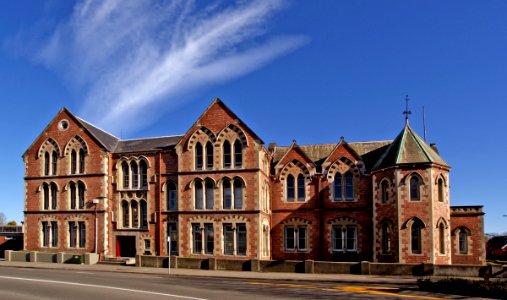 Former Christchurch Girls High School. photo