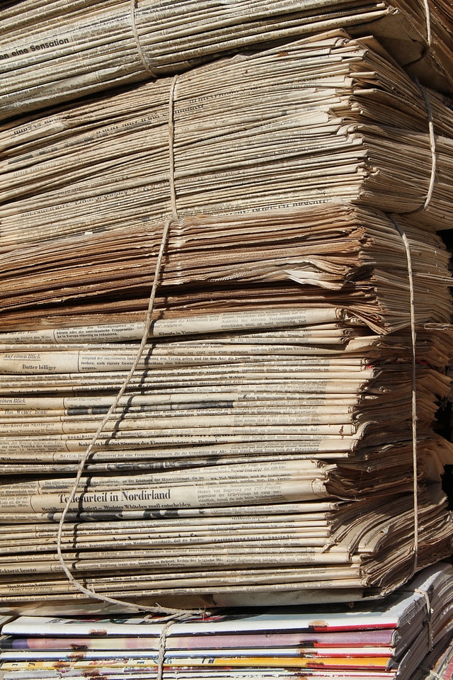 Recycling disposal stack