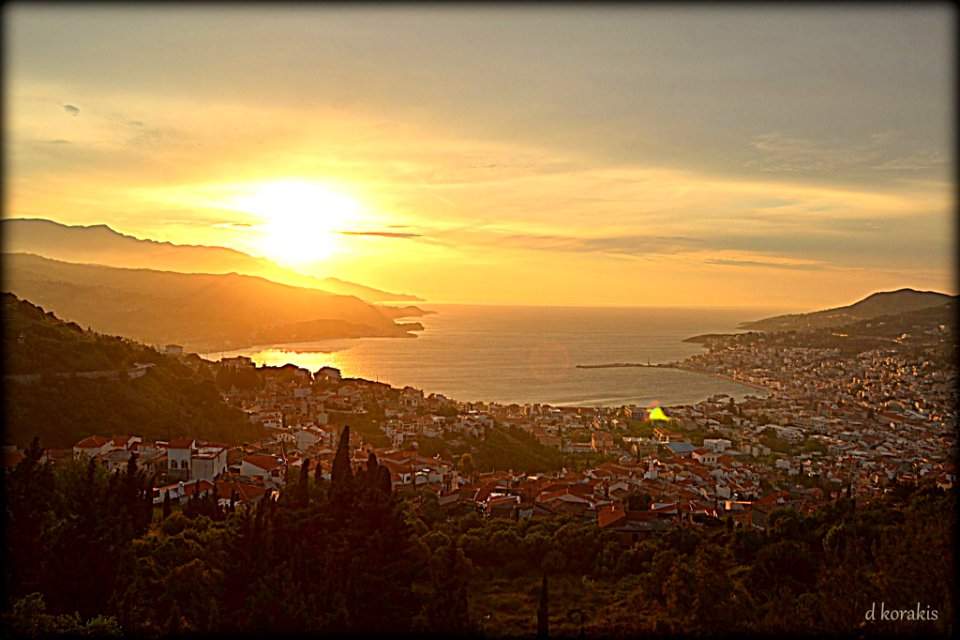 Samos Town by Dimitris Korakis
