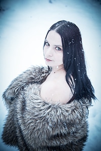 Portrait model face