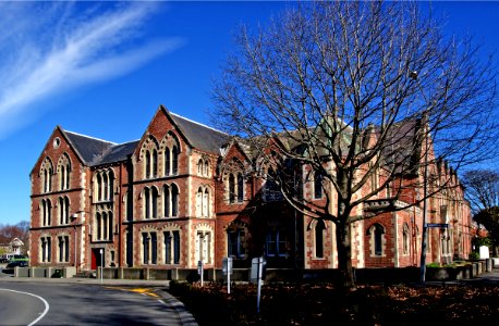 Former Christchurch Girls High School. photo