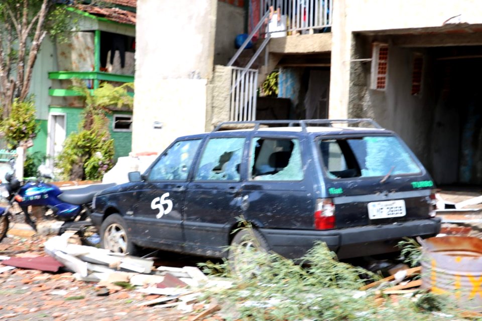 15/08/2020 Água Doce - Estragos causados pelo tornado Foto: Flávio Júnior/ Defesa Civil
