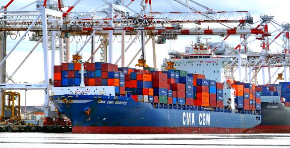 CMA CGM QUARTZ Container Ship.