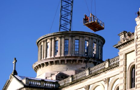 Removing the dome. (7)