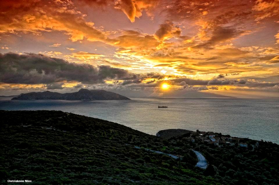 View of Ikaria from Western Samos
