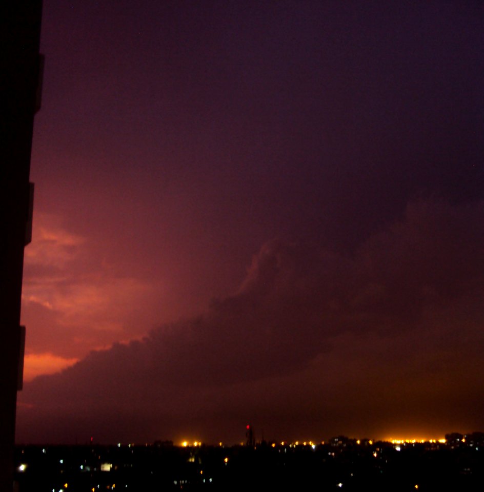 May sunset in Kolkata