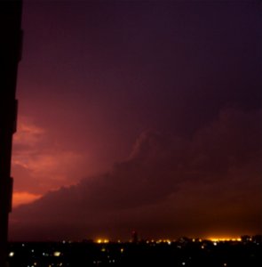 May sunset in Kolkata