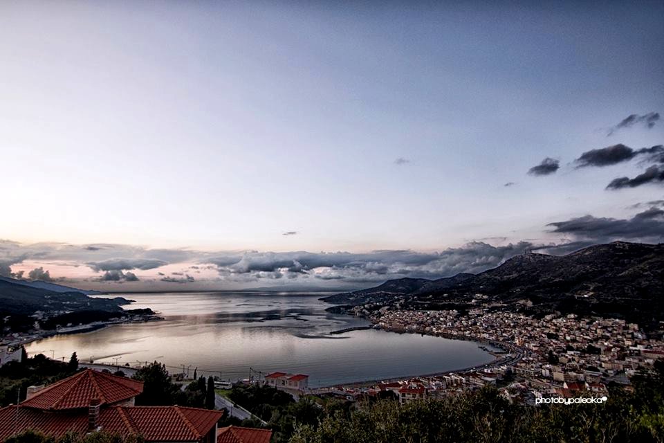 Samos Town by Yiannis Paleokastritis