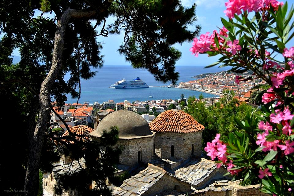 Samos Town by Manolis Marg