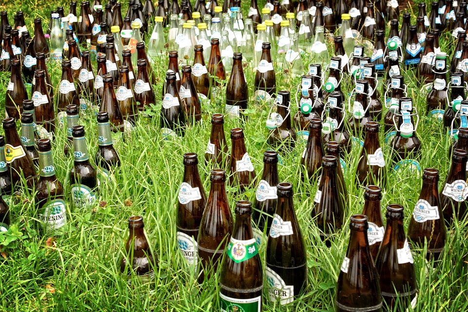 Drink brown bottleneck