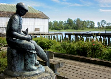 Cannery Worker Statue