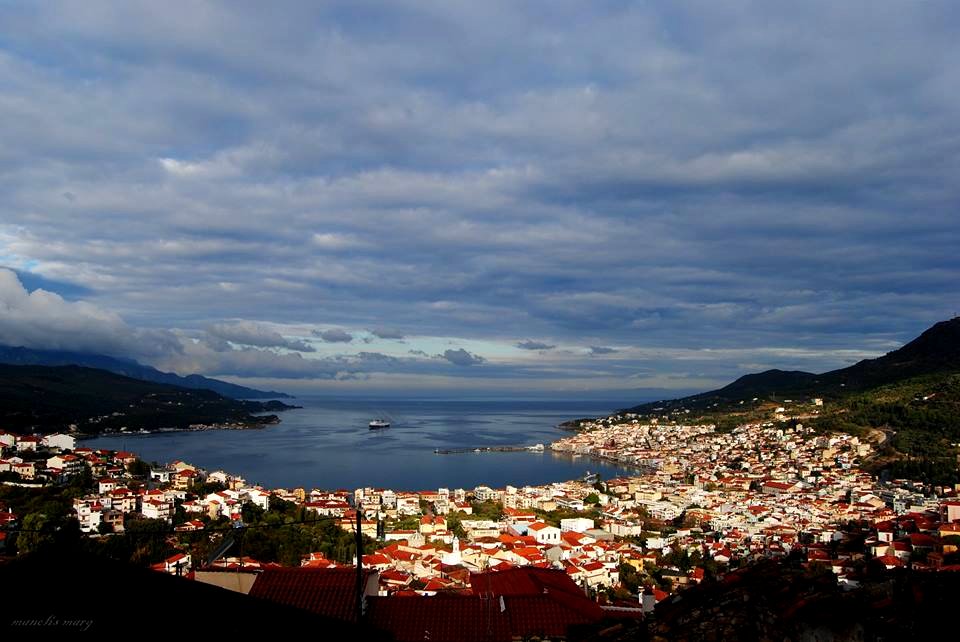 Samos Town by Manolis Marg