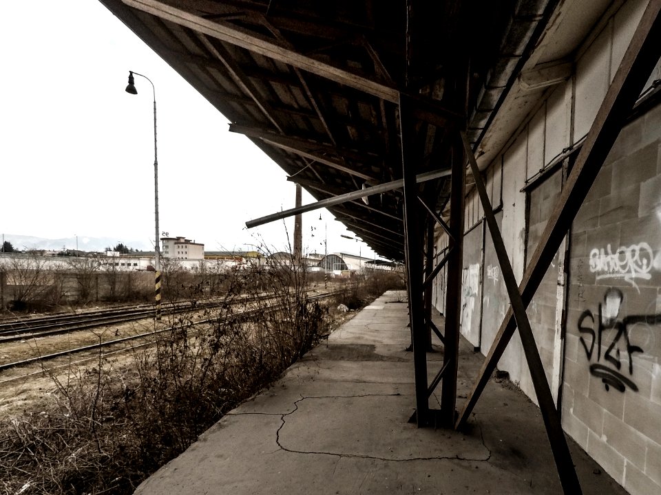 Old industrial railway