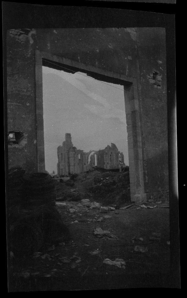 ruins of a church from afar