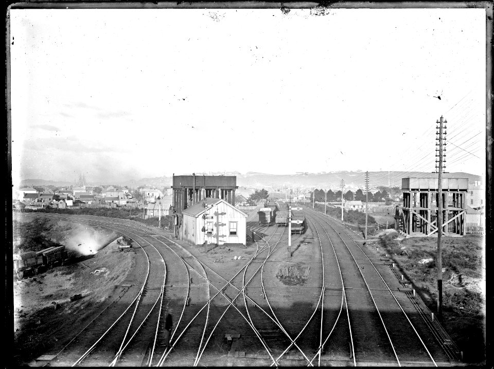 Bullock Island junction from Islington Railway Bridge, Islington, NSW, [n.d.]