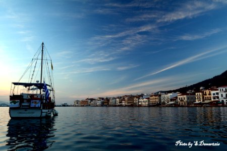 Samos Town by Stelios Demertzis