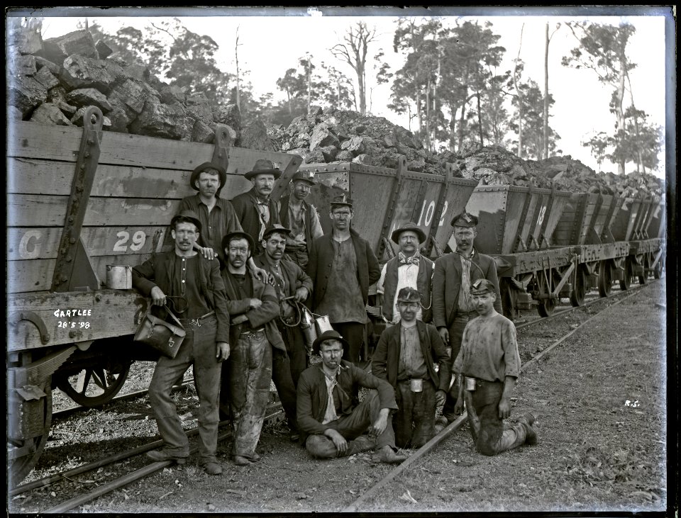 Mineworkers, Gartlee Colliery, 159 Railway Street, Teralba, NSW, 28 May 1898