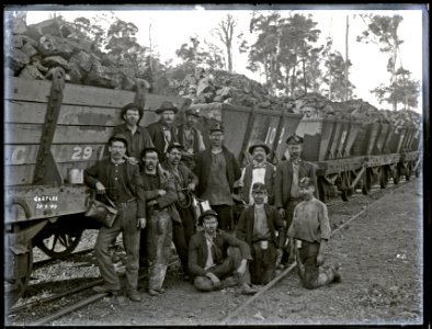 Mineworkers, Gartlee Colliery, 159 Railway Street, Teralba, NSW, 28 May 1898