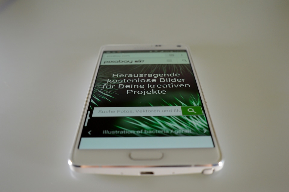 Smartphone screen samsung