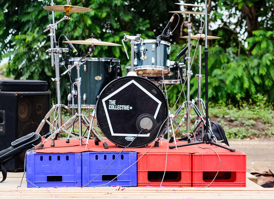 Drums sound instruments