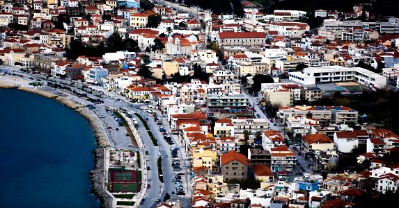 Samos Town by Stelios Demertzis