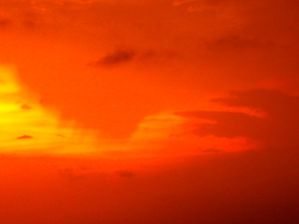 May sunset in Kolkata