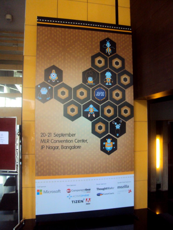 Day 2 at JSFoo 2013, Bangalore, with Mozilla