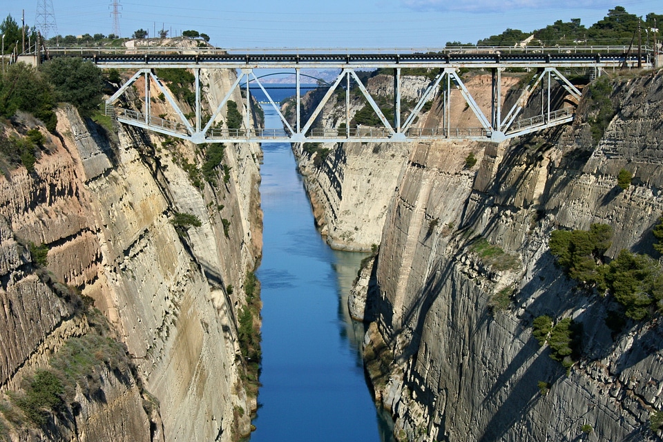 Canal greece korinth canal