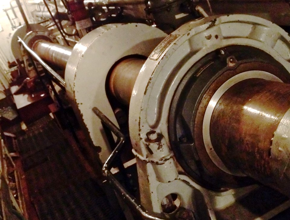 Drive Shaft on the Miller Freeman