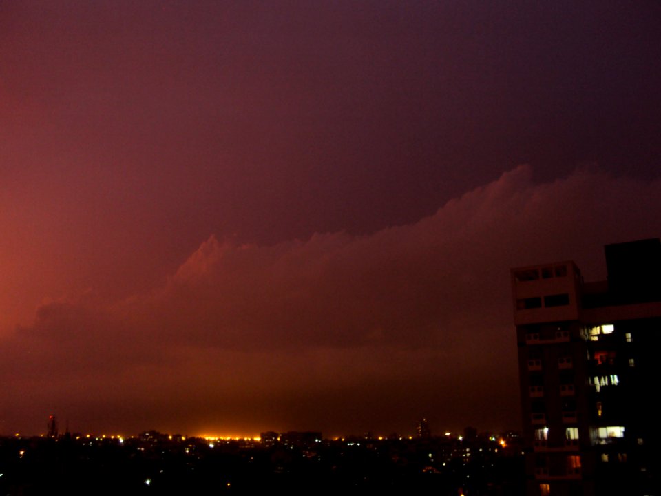 May sunset in Kolkata
