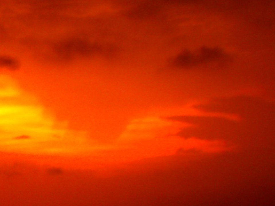 May sunset in Kolkata