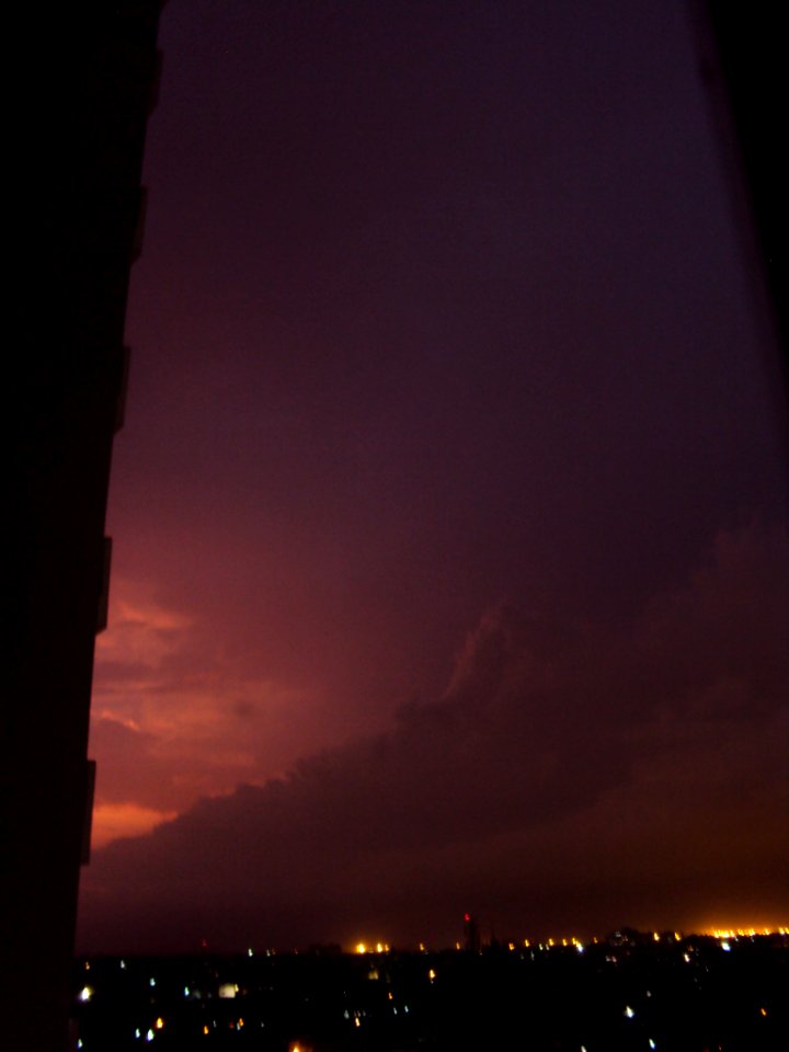 May sunset in Kolkata