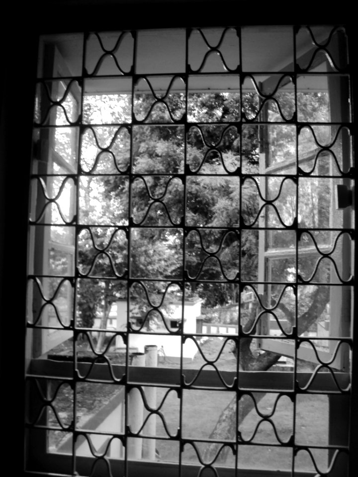Window of my room at Shantiniketan Tourist Lodge