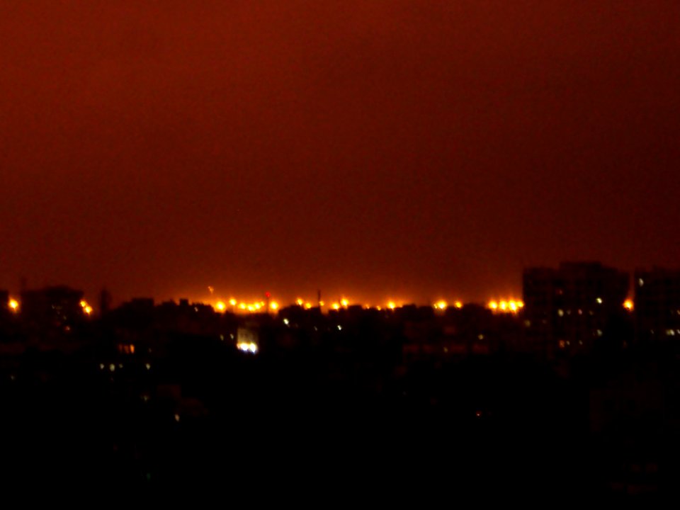 May sunset in Kolkata
