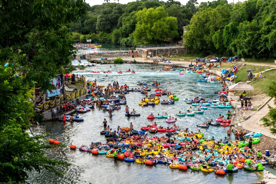 Tubing in New Braunfels