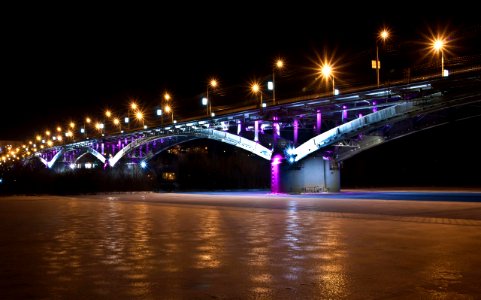 Канавинский мост ночью photo