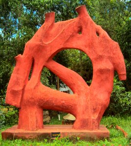 Sculpture of Maitree - At Prakriti Bhavan, a museum of natural sculptures